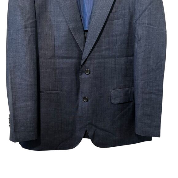 Galaxy Suggello Men’s 100% Wool 2 Button Blazer Navy Blue Size 48B Made in Korea - Picture 5 of 13